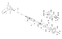 Rear Axle And Brake Assembly