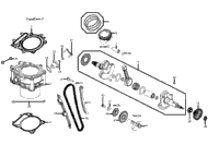 E04 Cylinder Piston Crankshaft