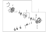 F27 Separated Parts Of Rear Differential
