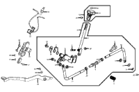 F15 Fwd/Rev Shift Assy Master Cylinder Rear