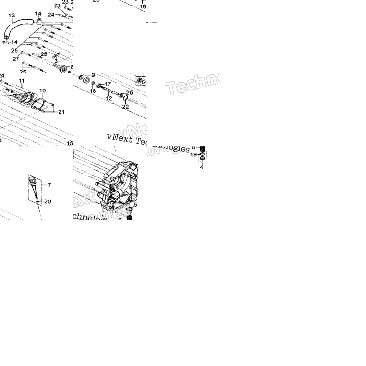 Magneto Cover And Water Pump