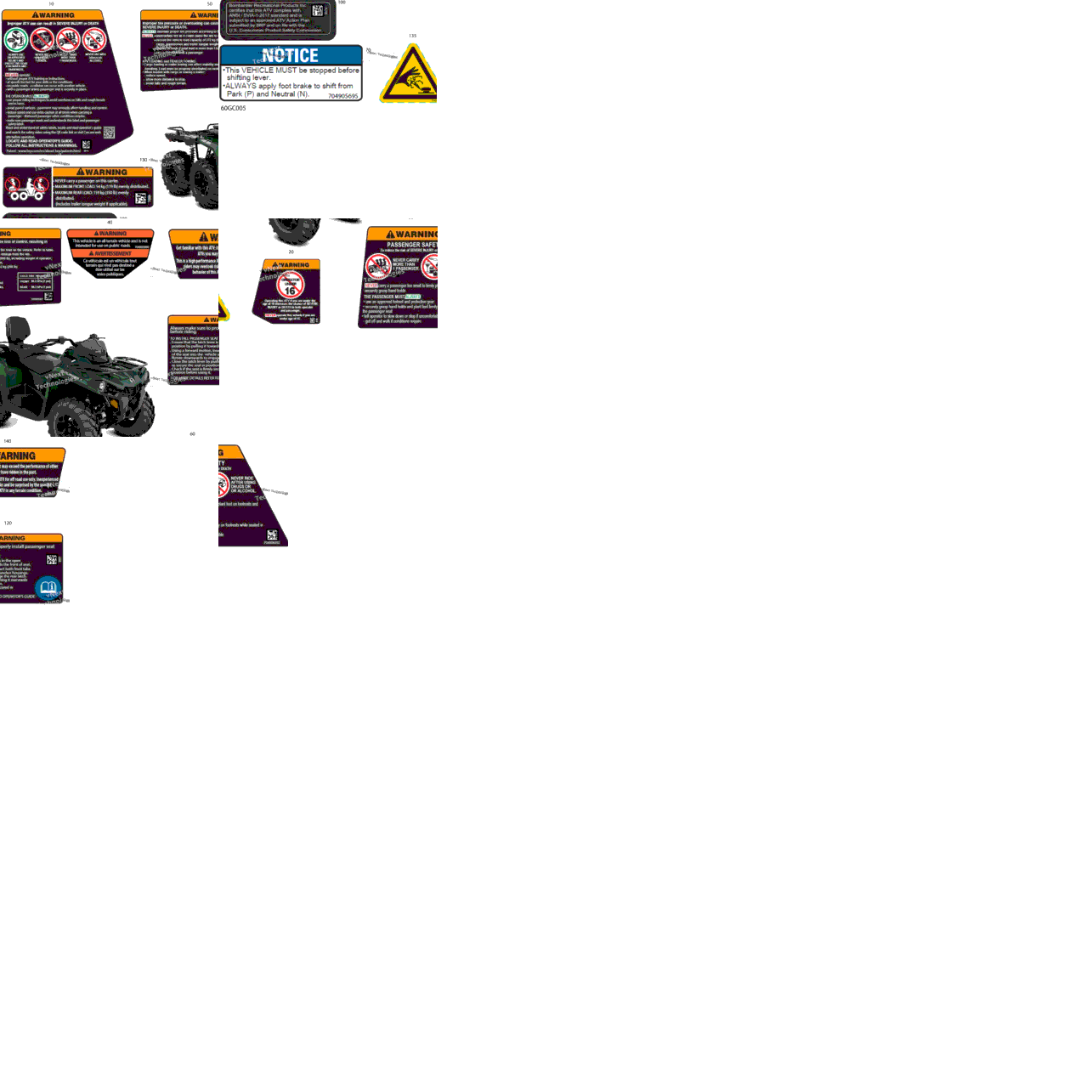 Body - Warning Decals