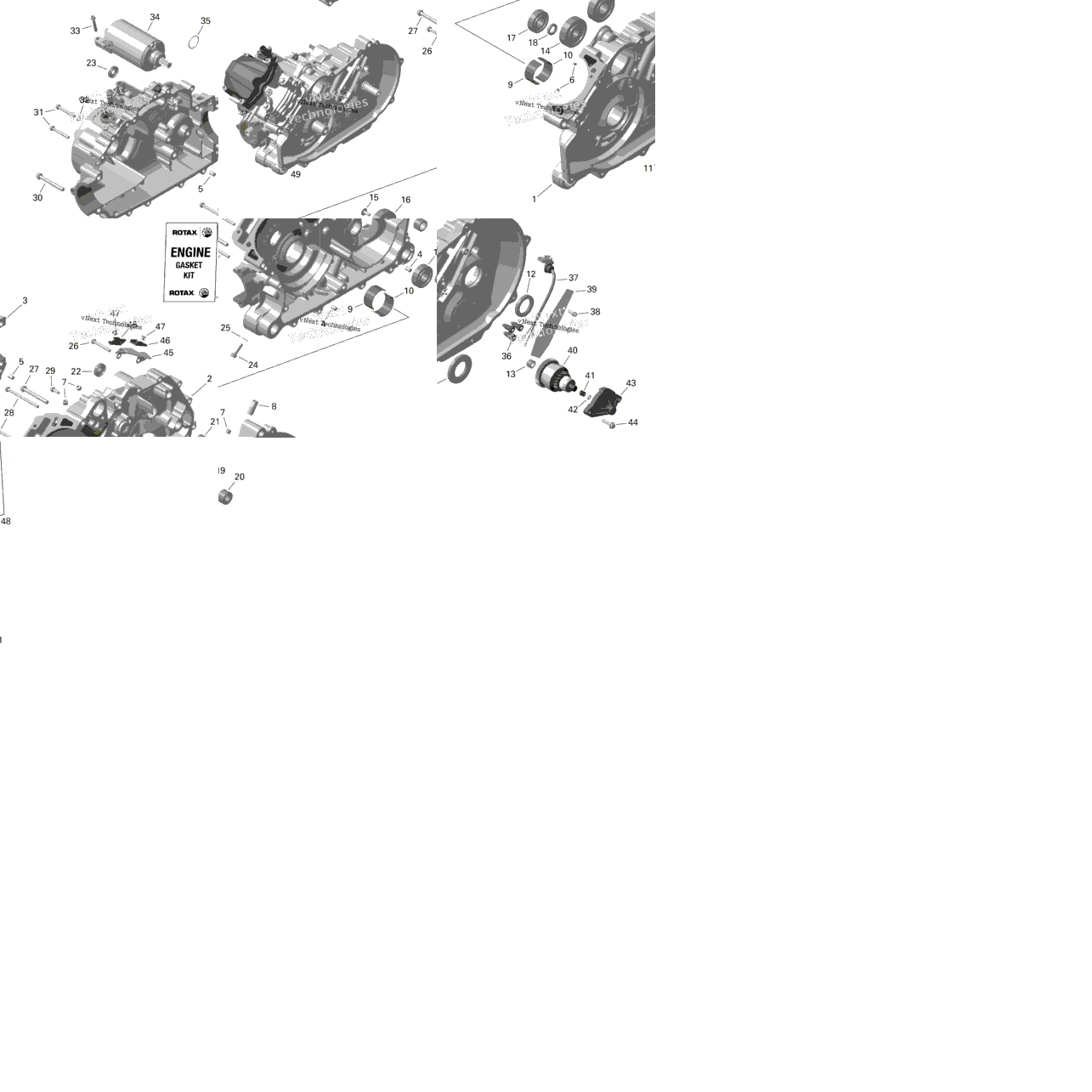 Rotax - Crankcase