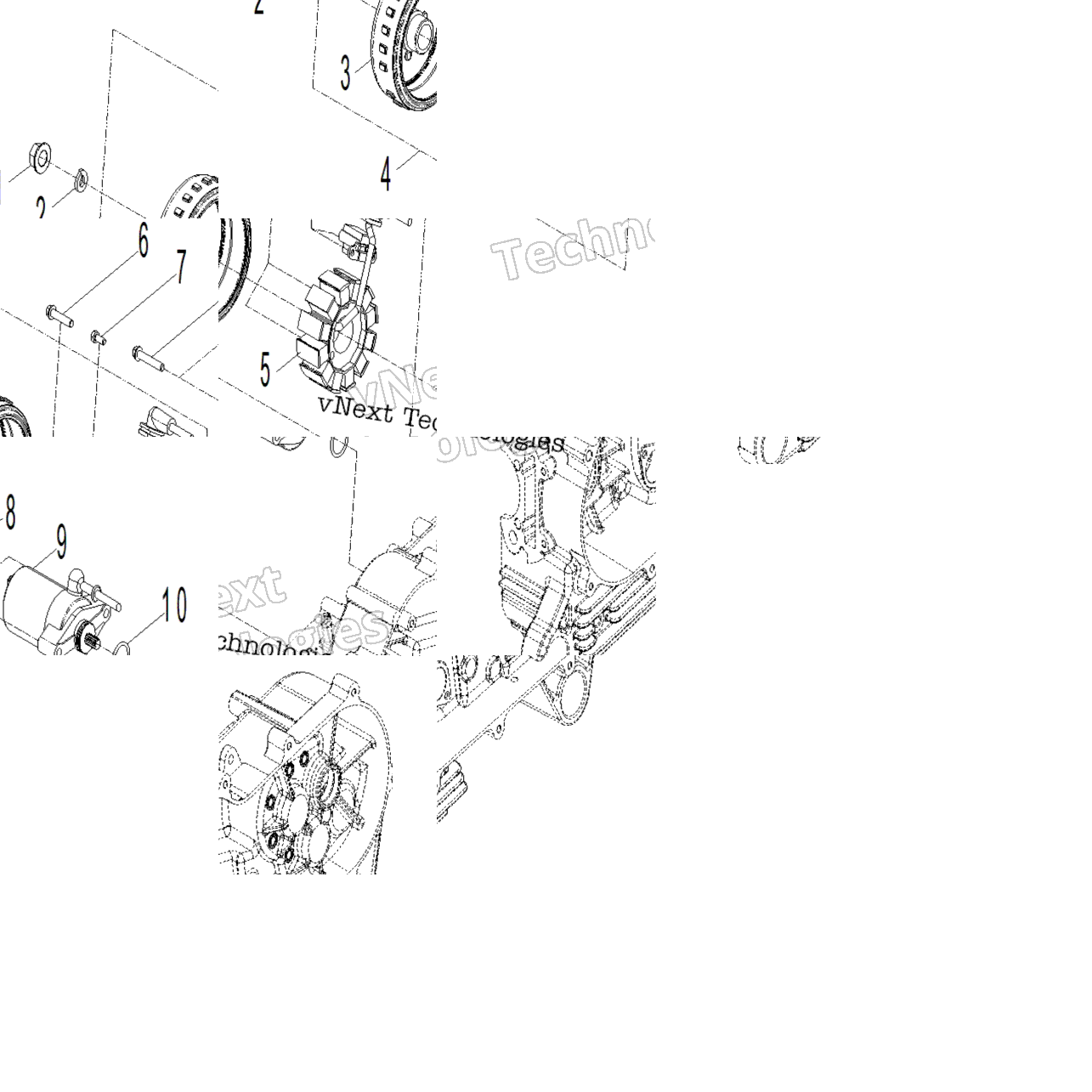 Engine - Generator-Start Motor