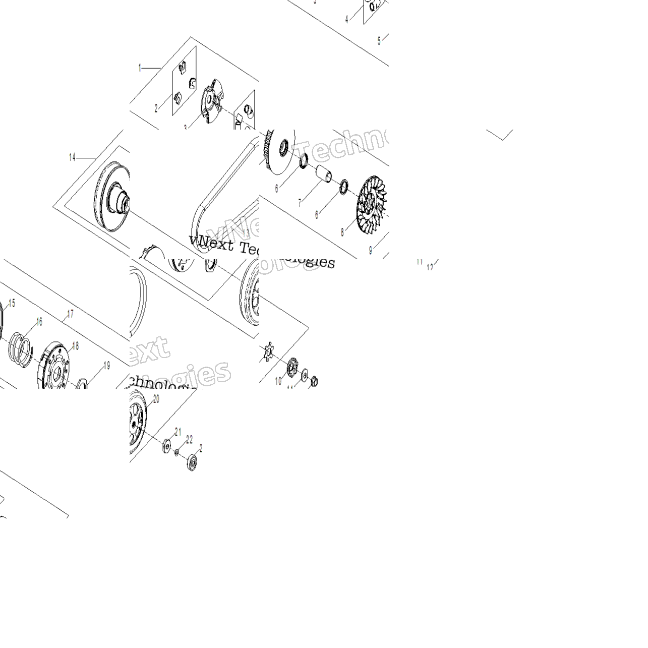 Engine - Drive Clutch 70