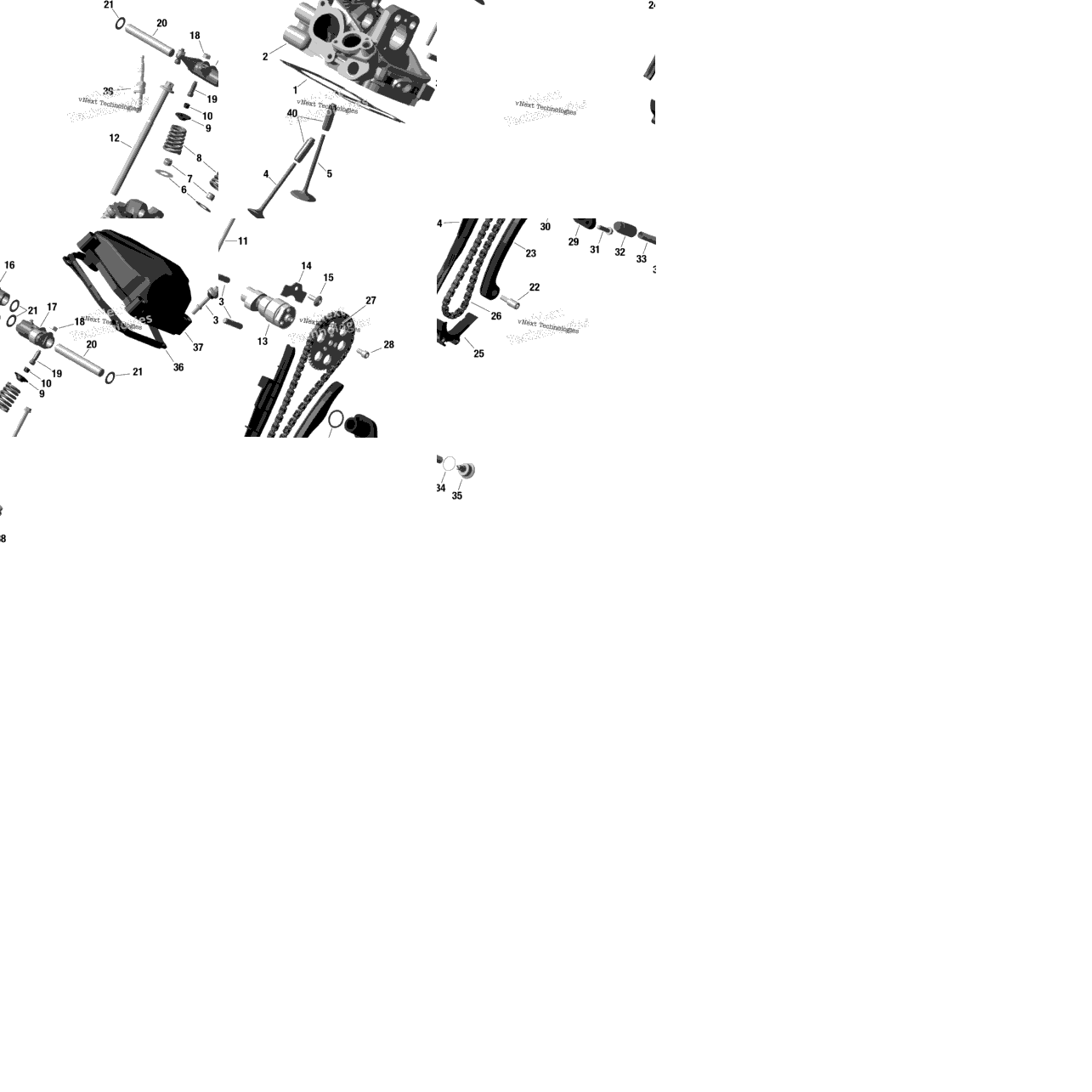 Rotax - Rear Cylinder Head