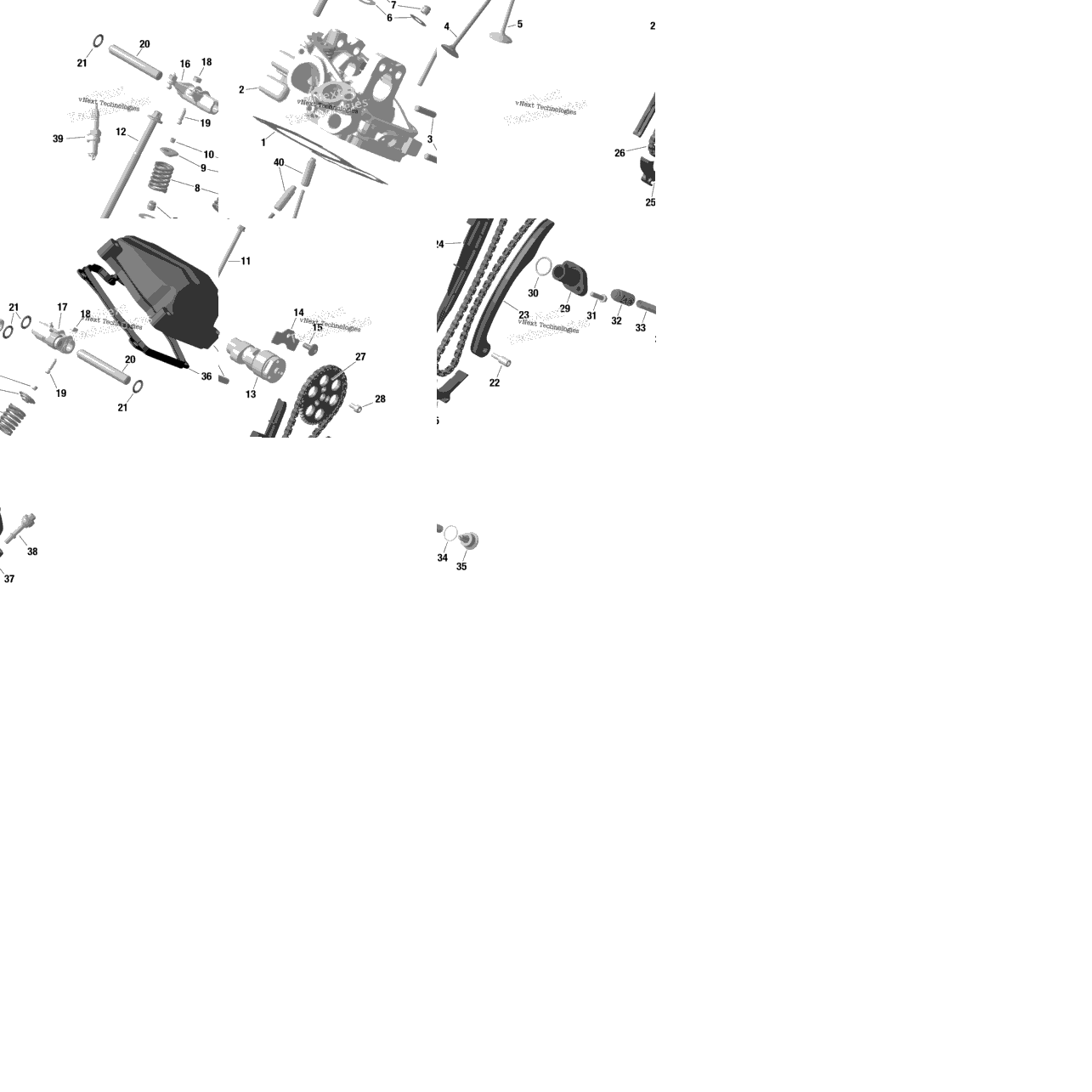 Rotax - Rear Cylinder Head