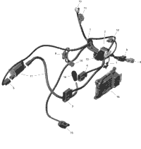Electric - Engine Harness And Electronic Module - 450 - 6X6 - North America