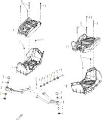 Suspension - Swing Arm-Footrest