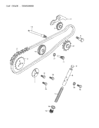Cam Chain, Tensioner 172A-02