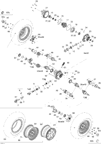 Drive System, Front Xt
