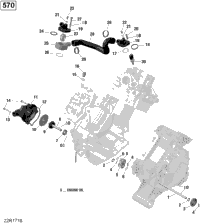 Rotax - Engine Cooling - 570 Efi