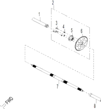 Drive - Rear Wheel Axle 70