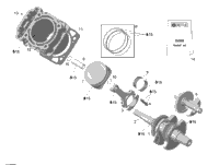 Crankshaft, Piston And Cylinder