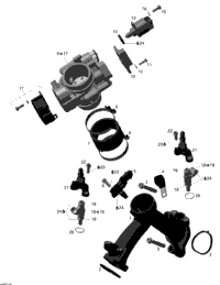 Intake Manifold And Throttle Body Renegade 800Efi