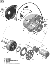 Magneto And Electric Starter - 570 Efi (Outlander L)