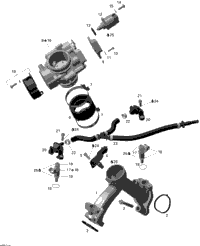 Intake Manifold And Throttle Body Outlander 800Efi