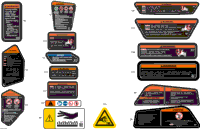 Body - Warning Decals