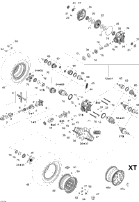 Drive System, Rear Xt