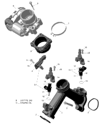 Rotax - Air Intake Manifold And Throttle Body - V2