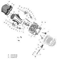 Cylinder Head - 450 Efi