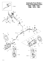 Hydraulic Front Brake (7459 - 7460 - 7467 - 7468 - 7472 - 7481)