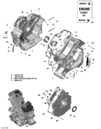 Crankcase - 1000R Efi (Except Xmr)