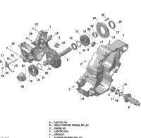 Gear Box Output Shaft - 570 Efi