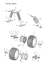 Front Wheel, Suspension 172A-20