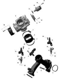 Rotax - Air Intake Manifold And Throttle Body