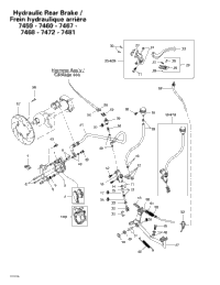 Hydraulic Rear Brake (7459 - 7460 - 7467 - 7468 - 7472 - 7481)