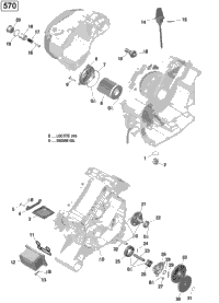 Engine Lubrication - 570 Efi (Package Pro)