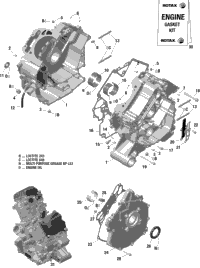 Rotax - Crankcase - 215 - Xxc