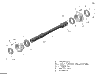 Drive Shaft - 650 Efi