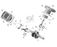 Rotax - Crankshaft, Pistons And Cylinder