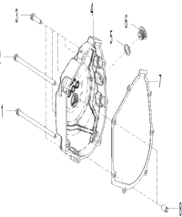 Engine - Crankcase Cover Rh
