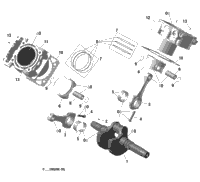 Crankshaft, Piston And Cylinder