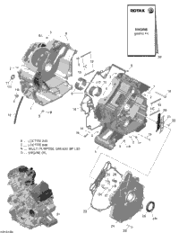 Crankcase - 650 Efi (Package Pro)