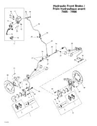 Hydraulic Front Brake (7465 - 7466)