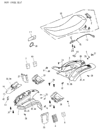 Body Cover, Seat 172A-18