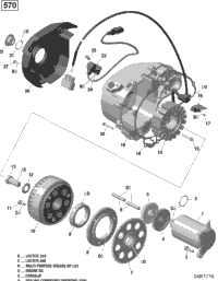 Rotax - Magneto And Electric Starter - 420W