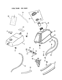 Fuel Tank, Oil Tank 166-16