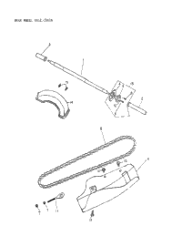 Rear Wheel Axle, Chain 172-26