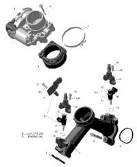 Air Intake Manifold And Throttle Body Version 2