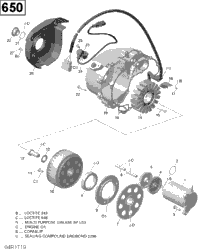 Magneto And Electric Starter - 650 Efi