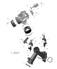 Rotax - Air Intake Manifold And Throttle Body
