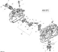 Engine Lubrication - 450 Efi