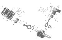 Rotax - Crankshaft, Pistons And Cylinder