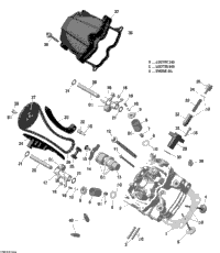 Cylinder Head, Front - 650 Efi