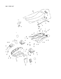 Body Cover, Seat 172-18